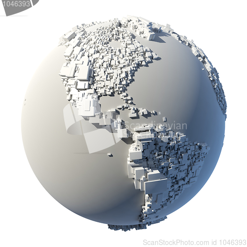 Image of Cubic structure of the planet Earth