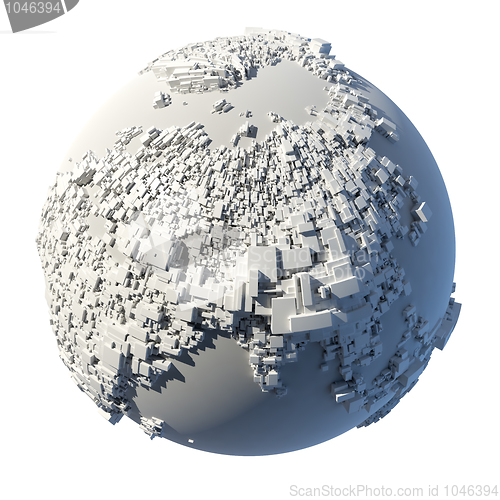 Image of Cubic structure of the planet Earth