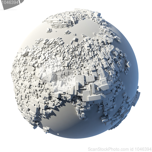 Image of Cubic structure of the planet Earth