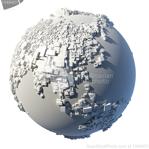 Image of Cubic structure of the planet Earth