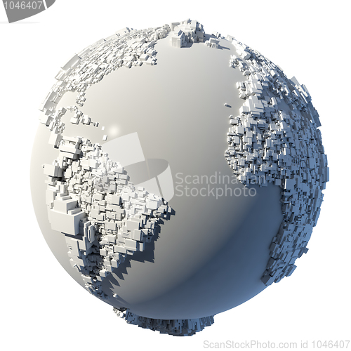 Image of Cubic structure of the planet Earth