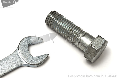 Image of wrench and bolt