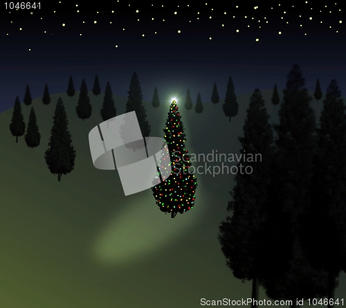 Image of Christmas Tree Green