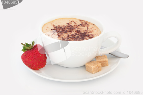 Image of Cappuccino and Strawberry Treat