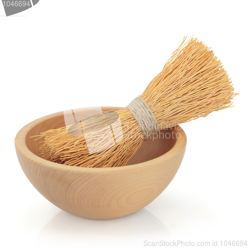 Image of Japanese Bowl and Bamboo Cleaner