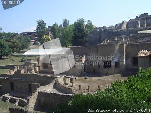 Image of The ruins of Pompeii