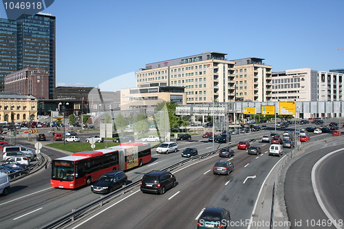 Image of Traffic in central Oslo