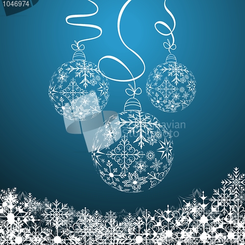 Image of Illustration cute christmas composition