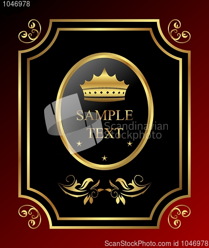 Image of golden royal labe