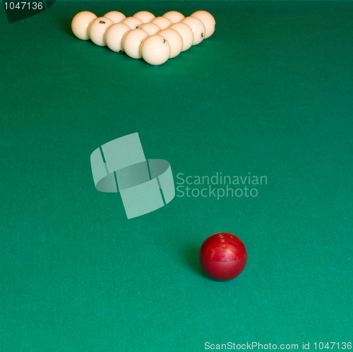 Image of Russian billiards.