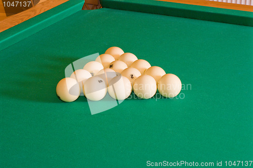 Image of Russian billiards.