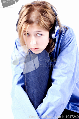 Image of depressed girl  