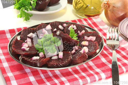 Image of red beet root salad