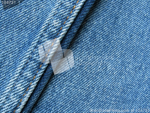 Image of Jeans seams