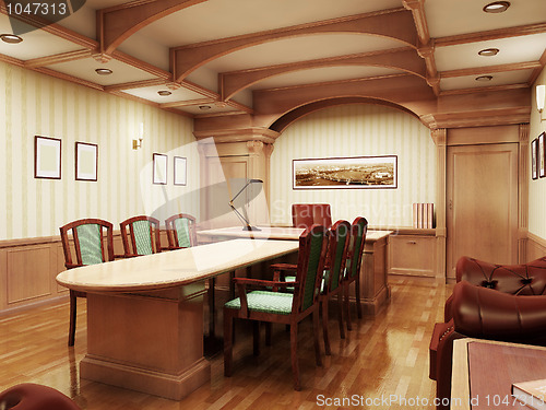 Image of 3d office rendering 