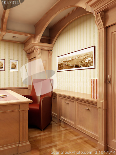 Image of 3d office rendering 