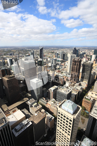 Image of Melbourne aerial view