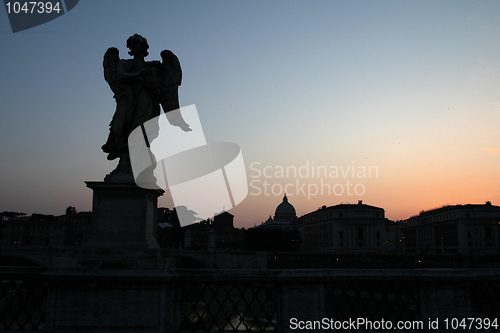 Image of Rome sunset