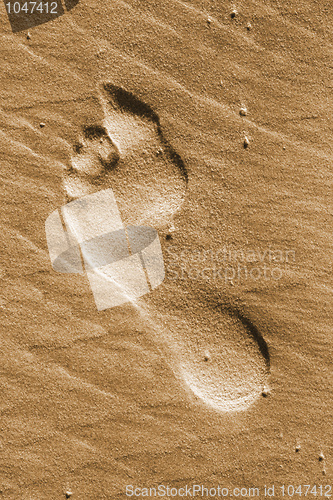 Image of Beach footprint