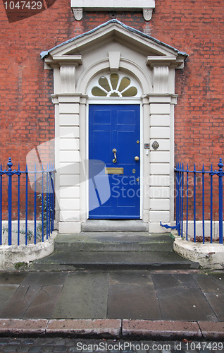 Image of Blue georgian door