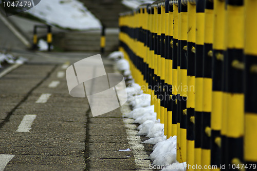 Image of Striped Fence