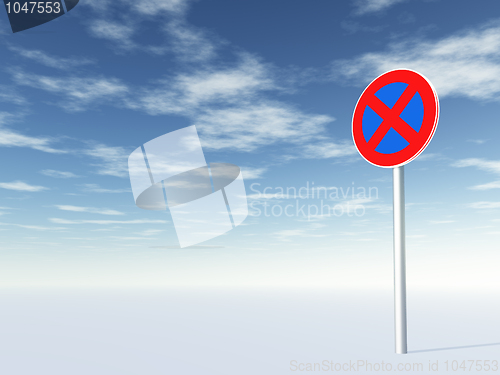 Image of no parking road sign
