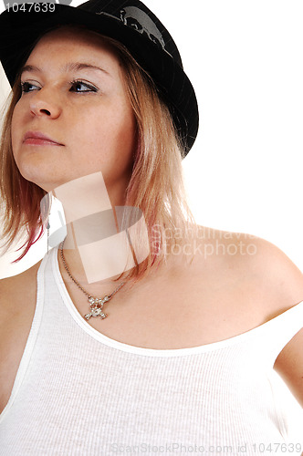 Image of Girl with hat.