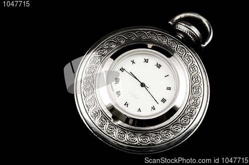 Image of Elegant carved pocket watch