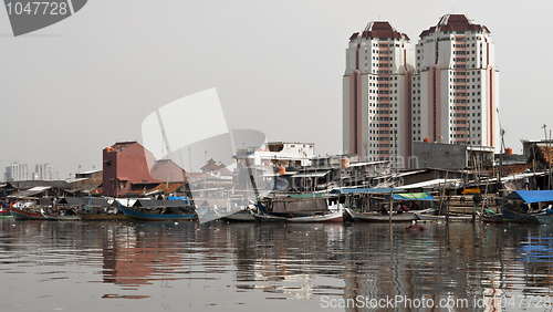 Image of Old canal in Jakarta