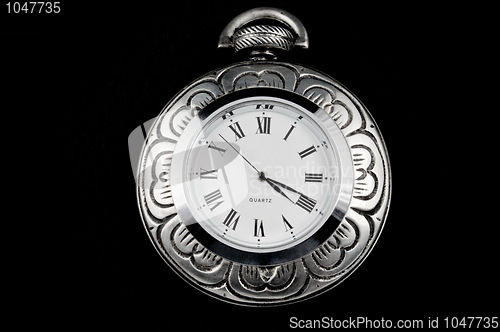 Image of Elegant flower pocket watch