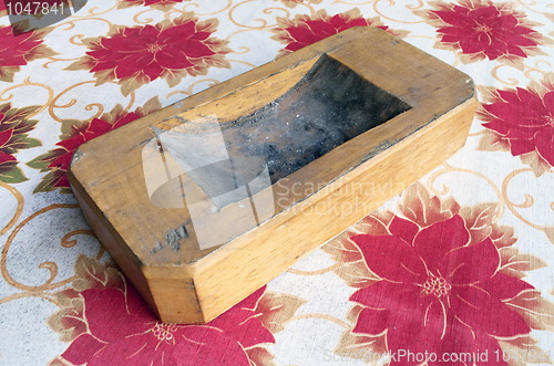 Image of Wooden ashtray