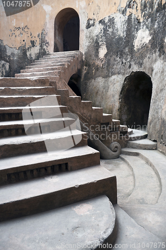 Image of Ancient royal stairs detail