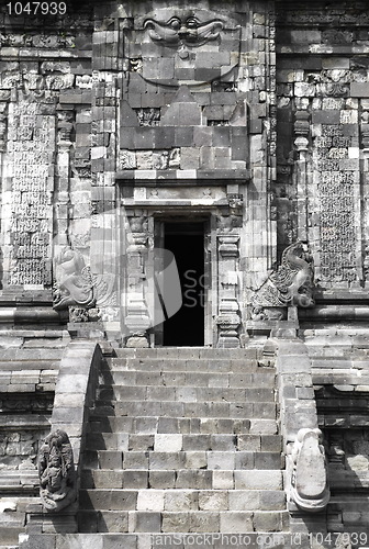 Image of Front door of a Hindu temple 