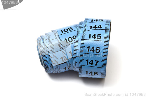 Image of Blue tape measure 