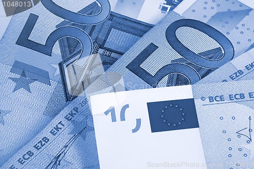 Image of abstract euro money background