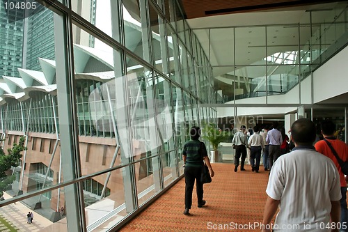 Image of People walking,