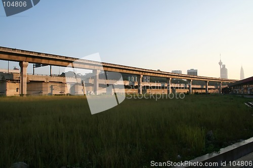 Image of Elevated train tracks
