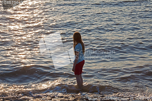 Image of Girl at Sea