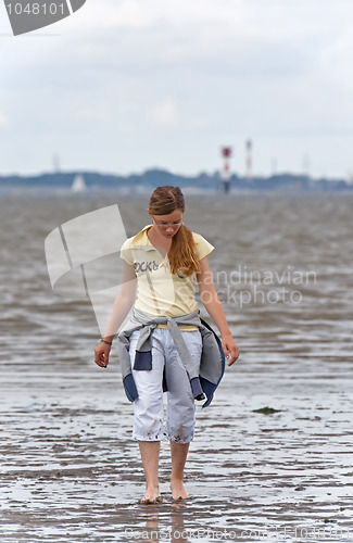 Image of Girl in the Mudflat