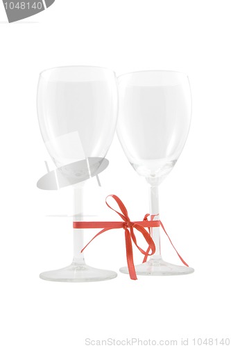 Image of two empty glasses