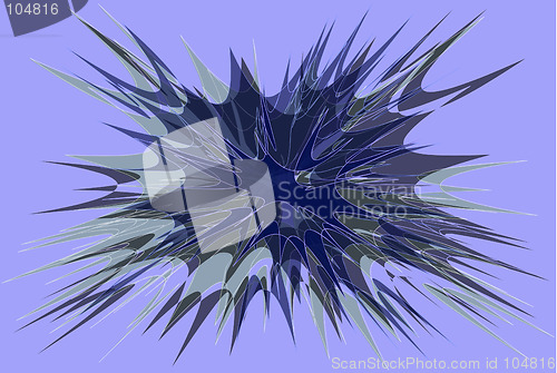 Image of Blue splat