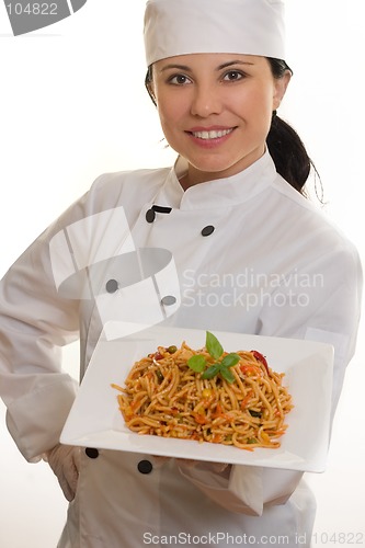 Image of Chef with pasta