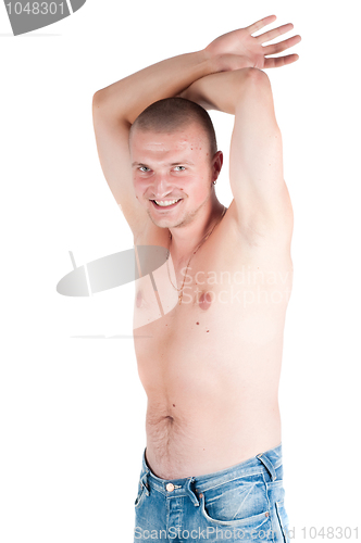 Image of Man isolated on white