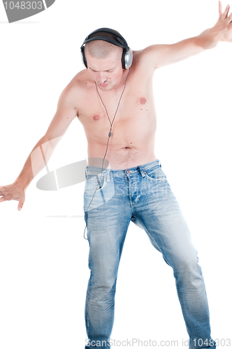 Image of Man isolated on white