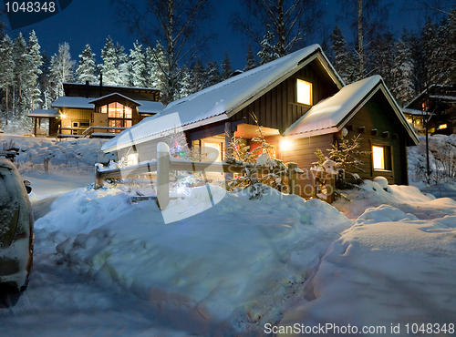 Image of Cottage settlement in the New Year's Eve