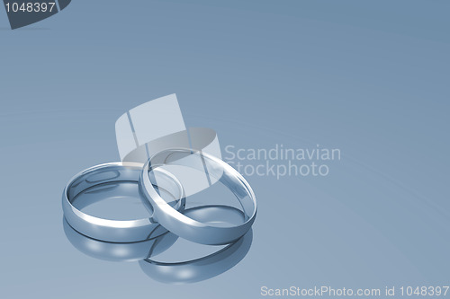 Image of Silver Wedding Rings