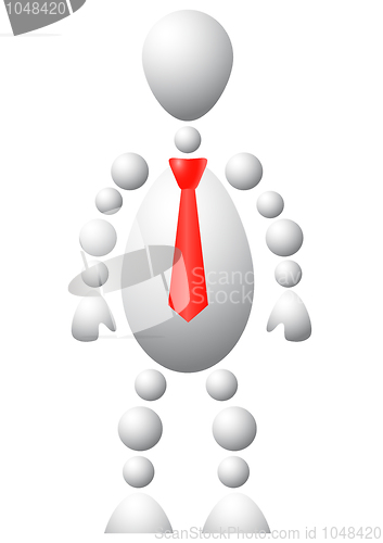 Image of Man in red tie