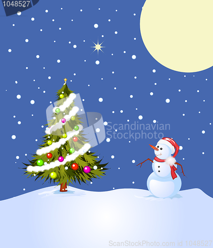 Image of Christmas night