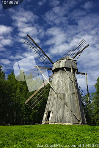 Image of Wooden windmill