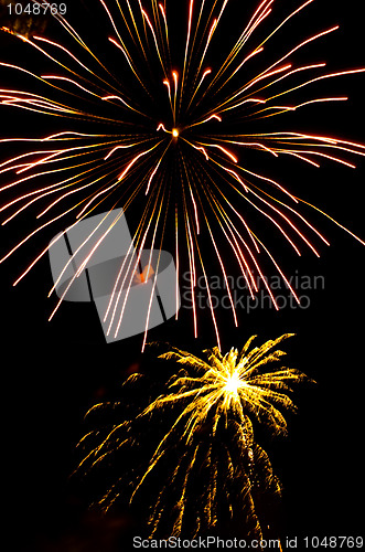 Image of Arial fireworks